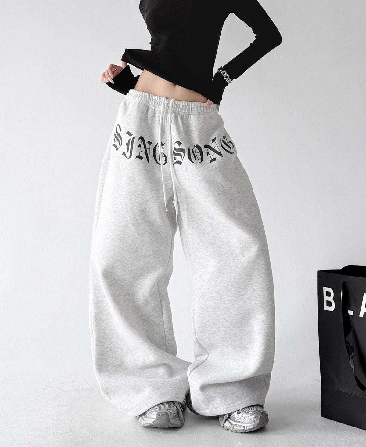Waist-Print Balloon Sweatpants - CT3081 - COPPING THREADS - CT ORIGINALS