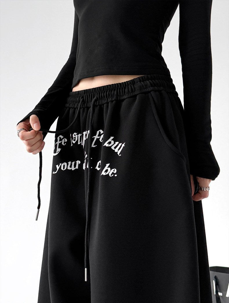 Waist-Print Balloon Sweatpants - CT66232 - COPPING THREADS - CT ORIGINALS