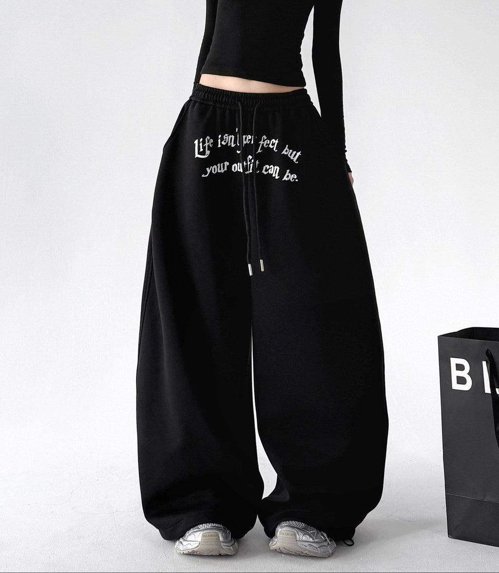 Waist-Print Balloon Sweatpants - CT66232 - COPPING THREADS - CT ORIGINALS