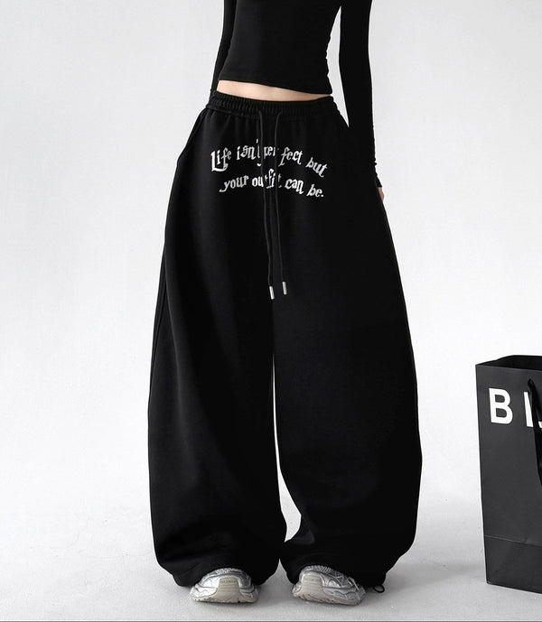 Waist-Print Balloon Sweatpants - CT66232 - COPPING THREADS - CT ORIGINALS