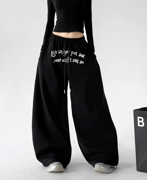 Waist-Print Balloon Sweatpants - CT66232 - COPPING THREADS - CT ORIGINALS