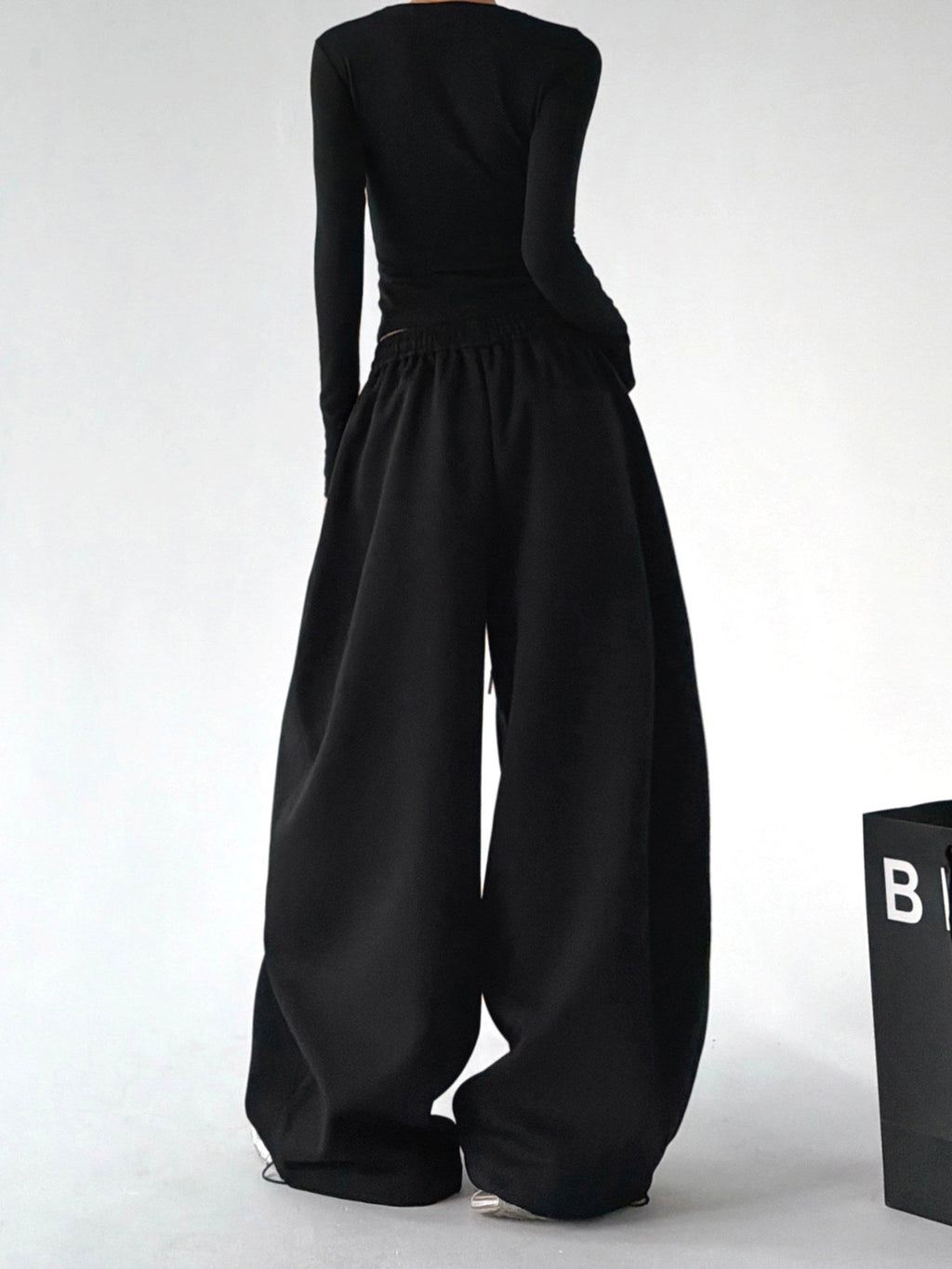 Waist-Print Balloon Sweatpants - CT66232 - COPPING THREADS - CT ORIGINALS