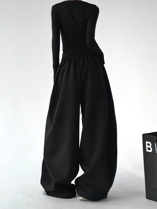 Waist-Print Balloon Sweatpants - CT66232 - COPPING THREADS - CT ORIGINALS