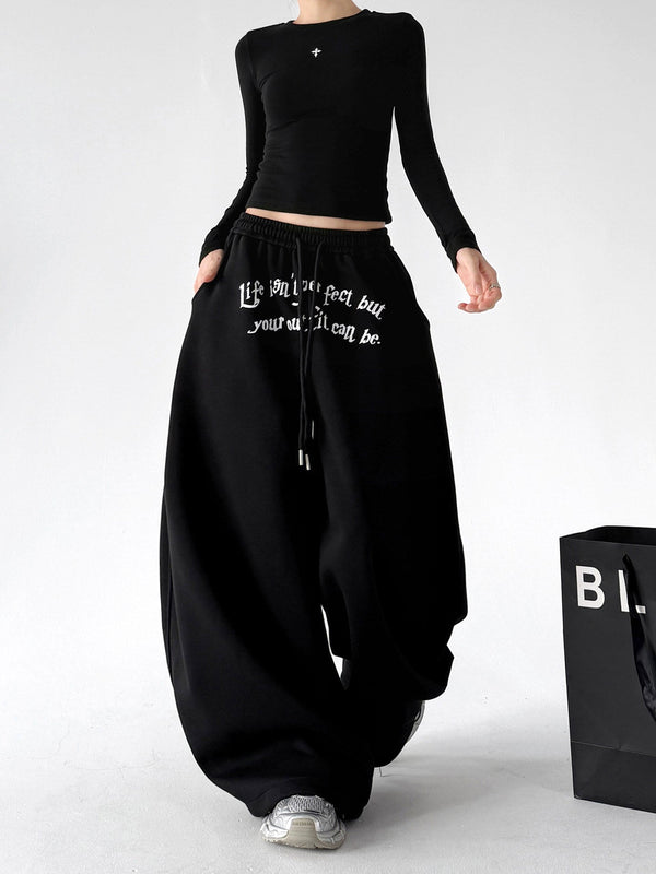 Waist-Print Balloon Sweatpants - CT66232 - COPPING THREADS - CT ORIGINALS