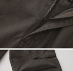 Washed Charcoal Multi - Pocket Utility Cargo Pants - COPPING THREADS - Coldstone