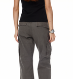 Washed Charcoal Multi - Pocket Utility Cargo Pants - COPPING THREADS - Coldstone