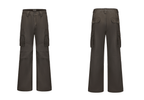 Washed Charcoal Multi - Pocket Utility Cargo Pants - COPPING THREADS - Coldstone