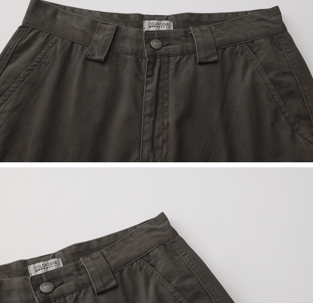 Washed Charcoal Multi - Pocket Utility Cargo Pants - COPPING THREADS - Coldstone
