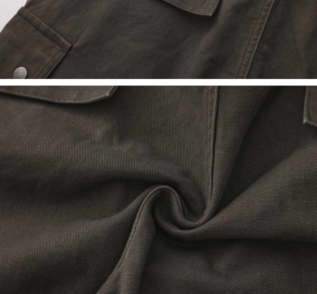 Washed Charcoal Multi - Pocket Utility Cargo Pants - COPPING THREADS - Coldstone