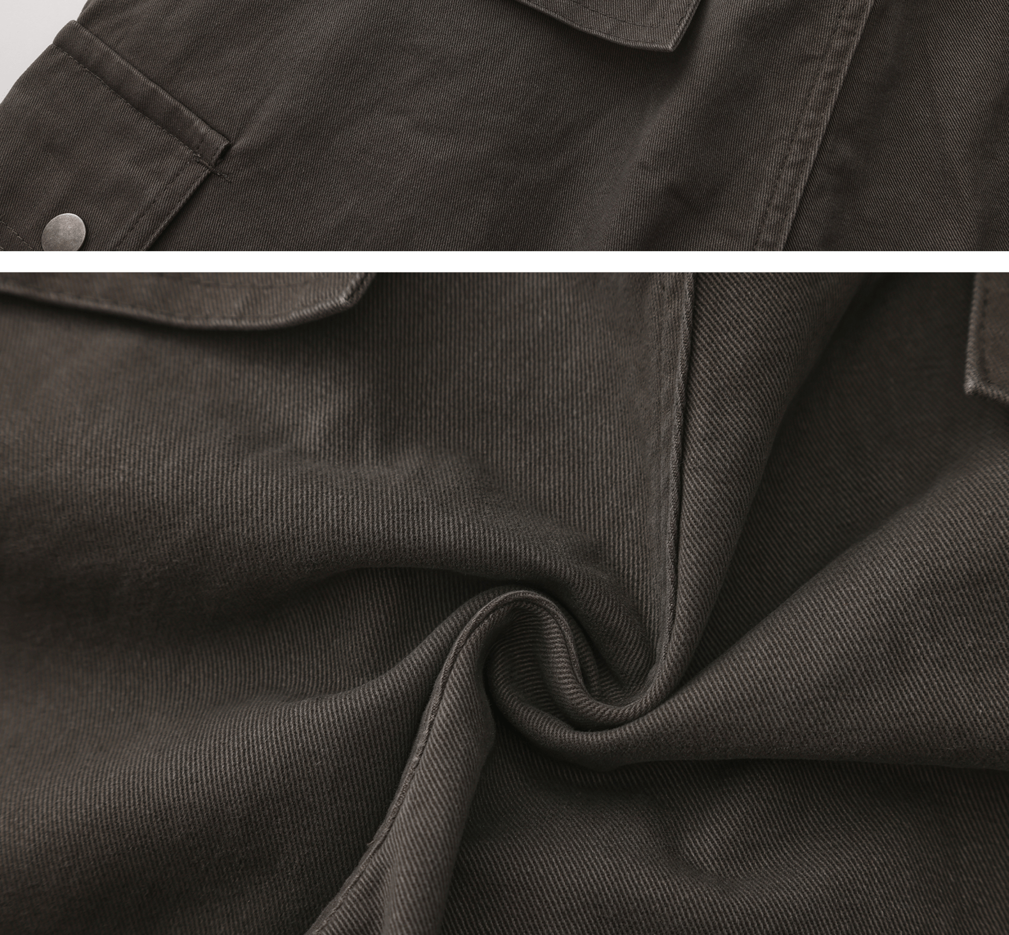 Washed Charcoal Multi - Pocket Utility Cargo Pants - COPPING THREADS - Coldstone