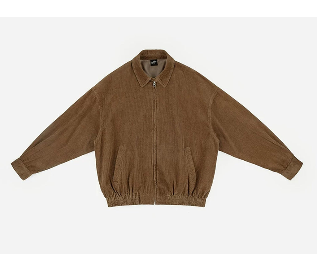 Washed Corduroy Harrington Jacket - COPPING THREADS - IDLT