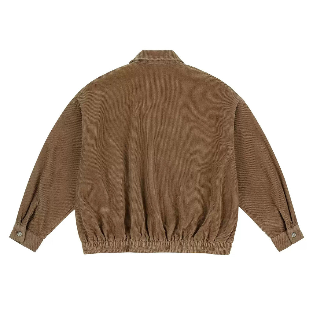 Washed Corduroy Harrington Jacket - COPPING THREADS - IDLT