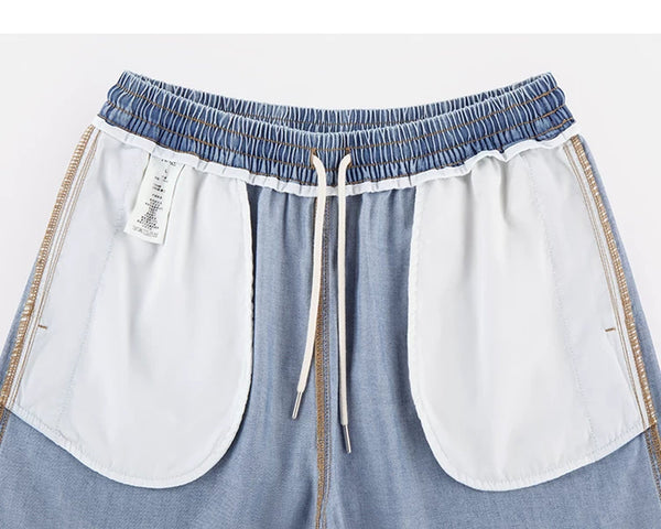 Washed Denim Beach Shorts - COPPING THREADS - IDLT