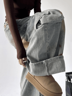 Washed Fleece - Lined Baggy Jeans - COPPING THREADS - CT Select