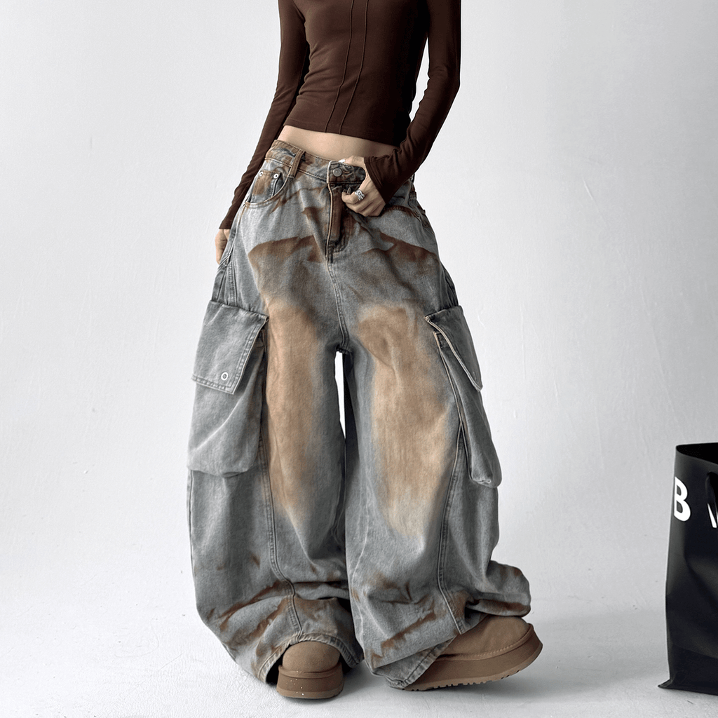 Washed Fleece - Lined Baggy Jeans - COPPING THREADS - CT Select