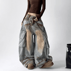 Washed Fleece - Lined Baggy Jeans - COPPING THREADS - CT Select