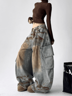 Washed Fleece - Lined Baggy Jeans - COPPING THREADS - CT Select