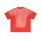 Washed Gradient Distressed Oversized Tee - COPPING THREADS - CT Basics