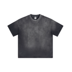 Washed Gradient Distressed Oversized Tee - COPPING THREADS - CT Basics