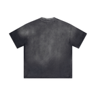 Washed Gradient Distressed Oversized Tee - COPPING THREADS - CT Basics