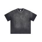 Washed Gradient Distressed Oversized Tee - COPPING THREADS - CT Basics