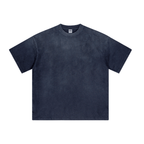 Washed Gradient Distressed Oversized Tee - COPPING THREADS - CT Basics