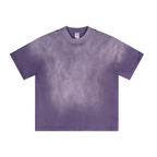 Washed Gradient Distressed Oversized Tee - COPPING THREADS - CT Basics