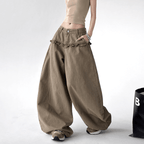 Washed Ruffle High - Waist Wide - Leg Pants – CT2005 - COPPING THREADS - CT Select