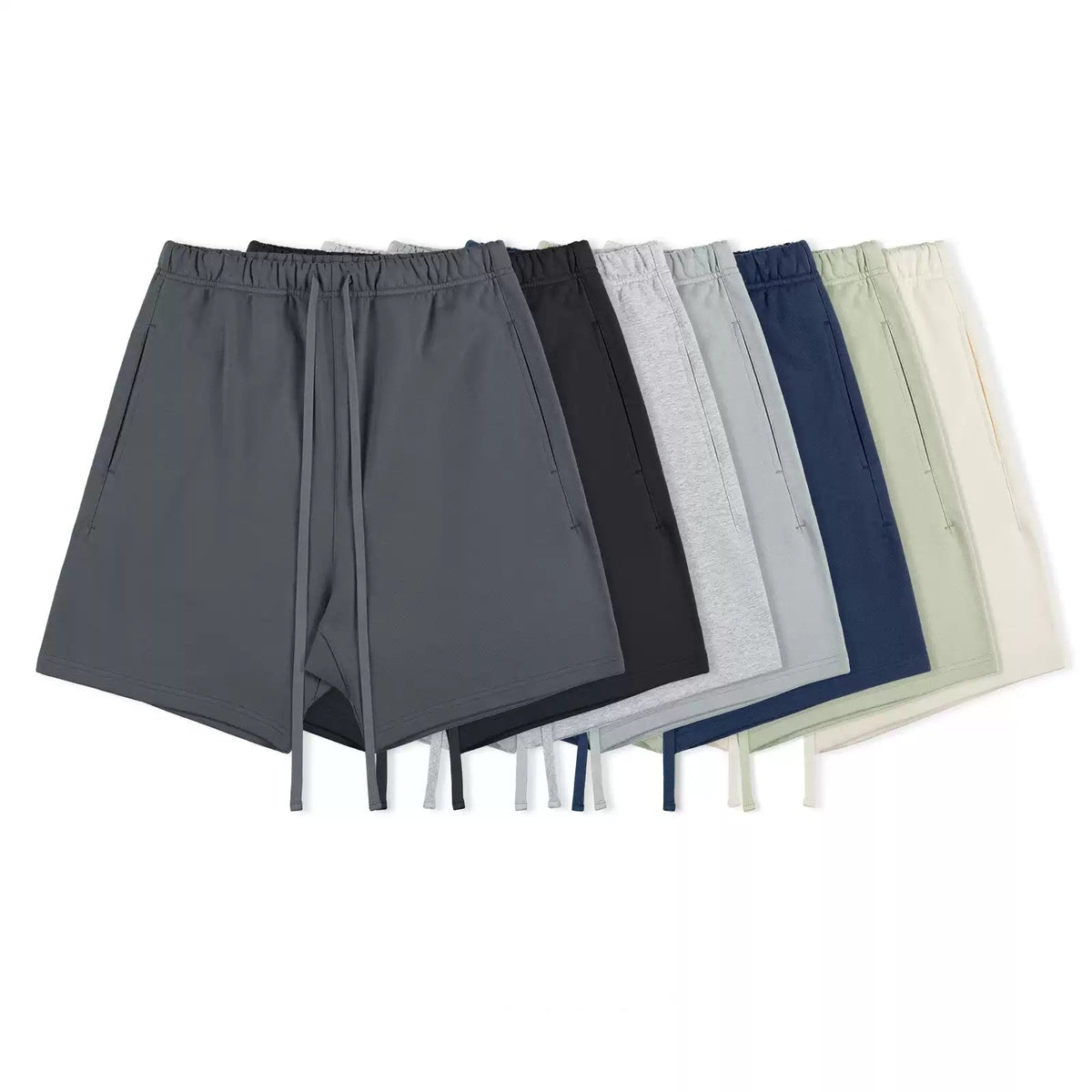 Washed Sculpted Sweat Shorts - COPPING THREADS - IDLT