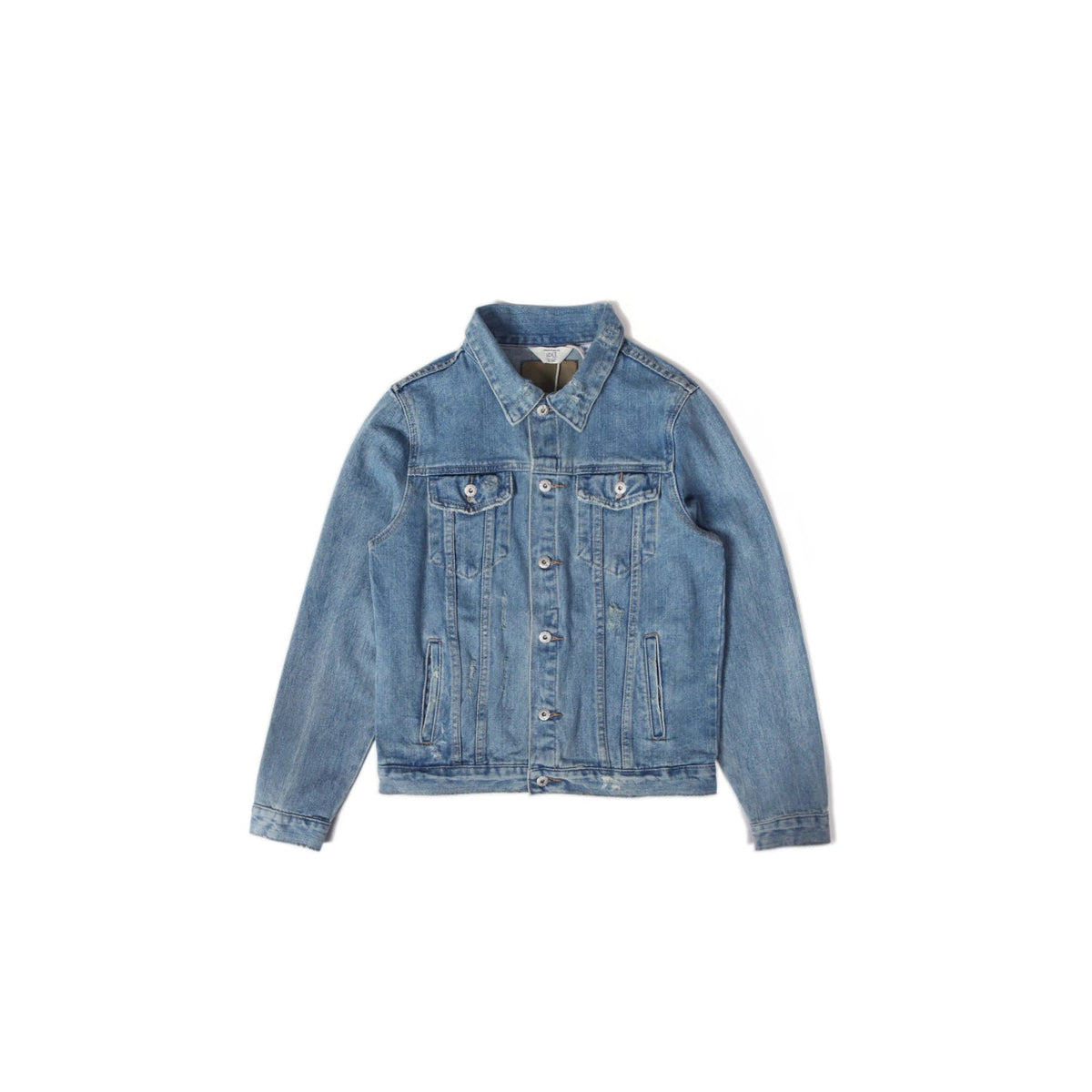 Washed Slim-Fit Denim Jacket - COPPING THREADS - IDLT 메인 이미지