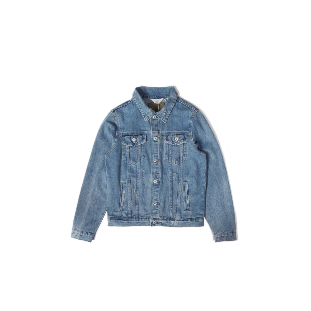 Washed Slim-Fit Denim Jacket - COPPING THREADS - IDLT