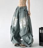 Washed Utility Wide - Leg Drag Jeans – CT3053 - COPPING THREADS - CT Select