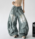 Washed Utility Wide - Leg Drag Jeans – CT3053 - COPPING THREADS - CT Select