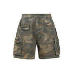 Washed Vintage Camo Cargo Shorts - COPPING THREADS - CT Select