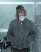 Washed Vintage Heavyweight Denim Jacket - COPPING THREADS - TRECLUB