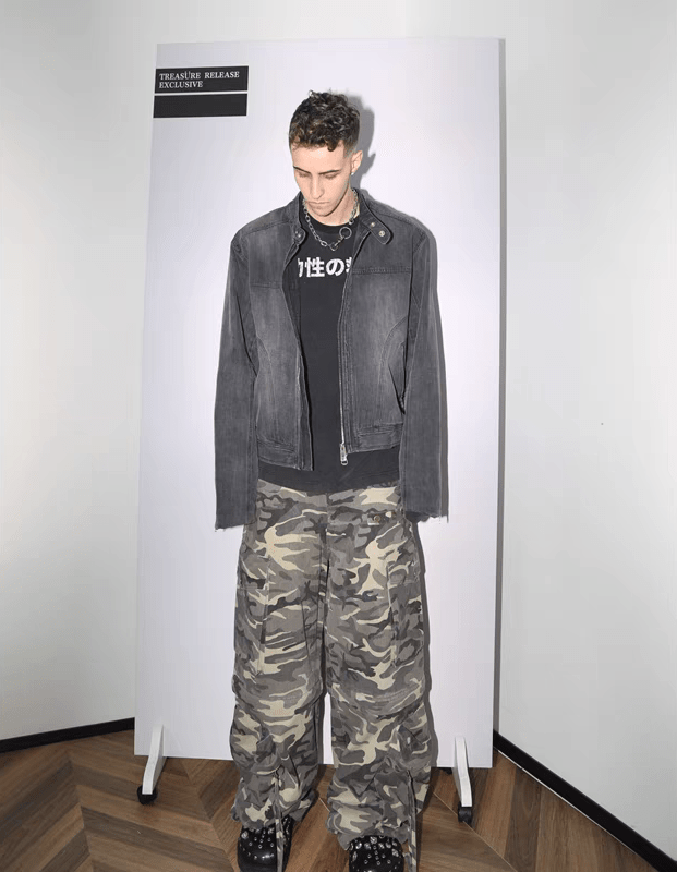 Washed Vintage Heavyweight Denim Jacket - COPPING THREADS - TRECLUB