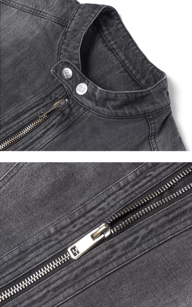 Washed Vintage Heavyweight Denim Jacket - COPPING THREADS - TRECLUB