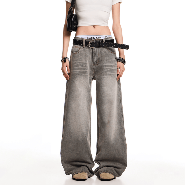 Washed Vintage Straight - Leg Denim - COPPING THREADS - CT Select Hover Image