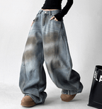 Wasteland - style Distressed Wide - leg Jeans - COPPING THREADS - CT Select