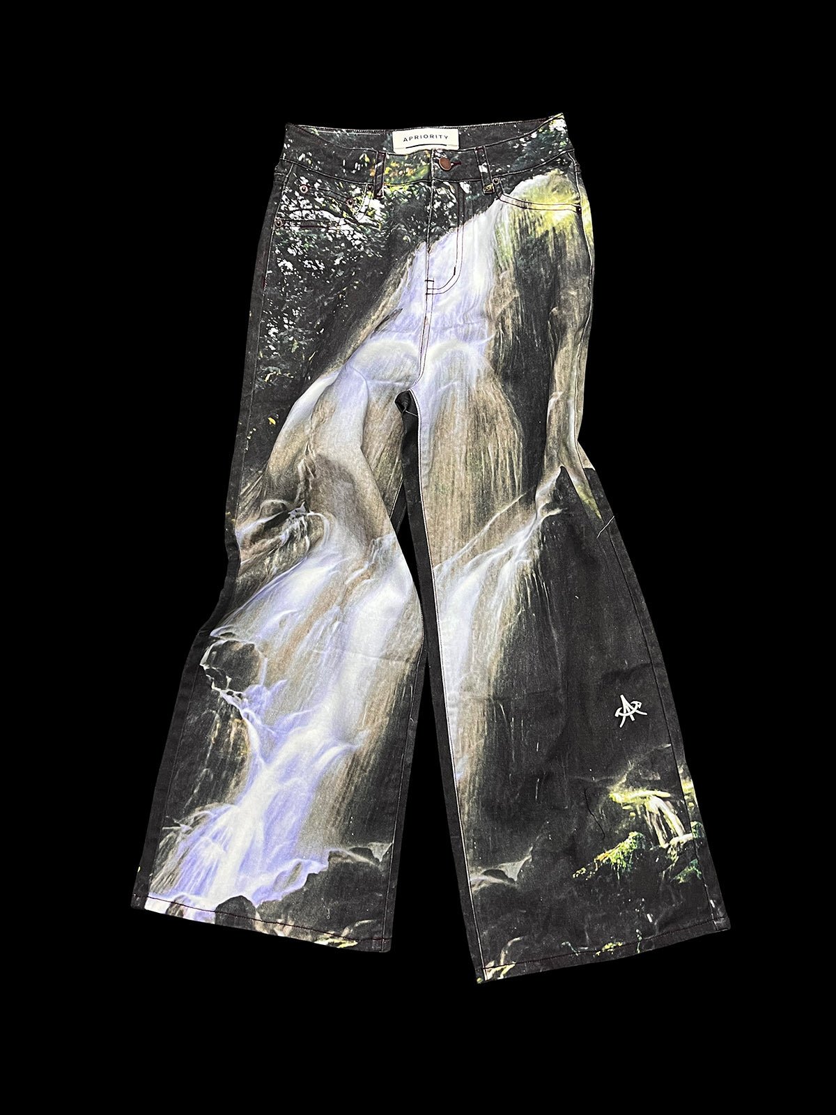 Waterfall Digital Print Baggy Trousers - COPPING THREADS - APRIORITY