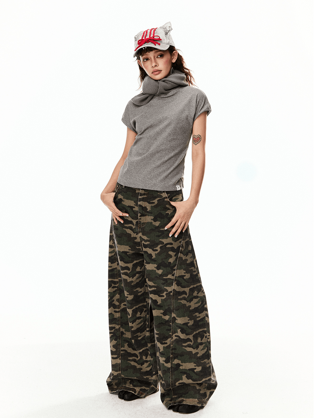 Wide - Leg Camo Blade - Cut Denim - COPPING THREADS - CT Select