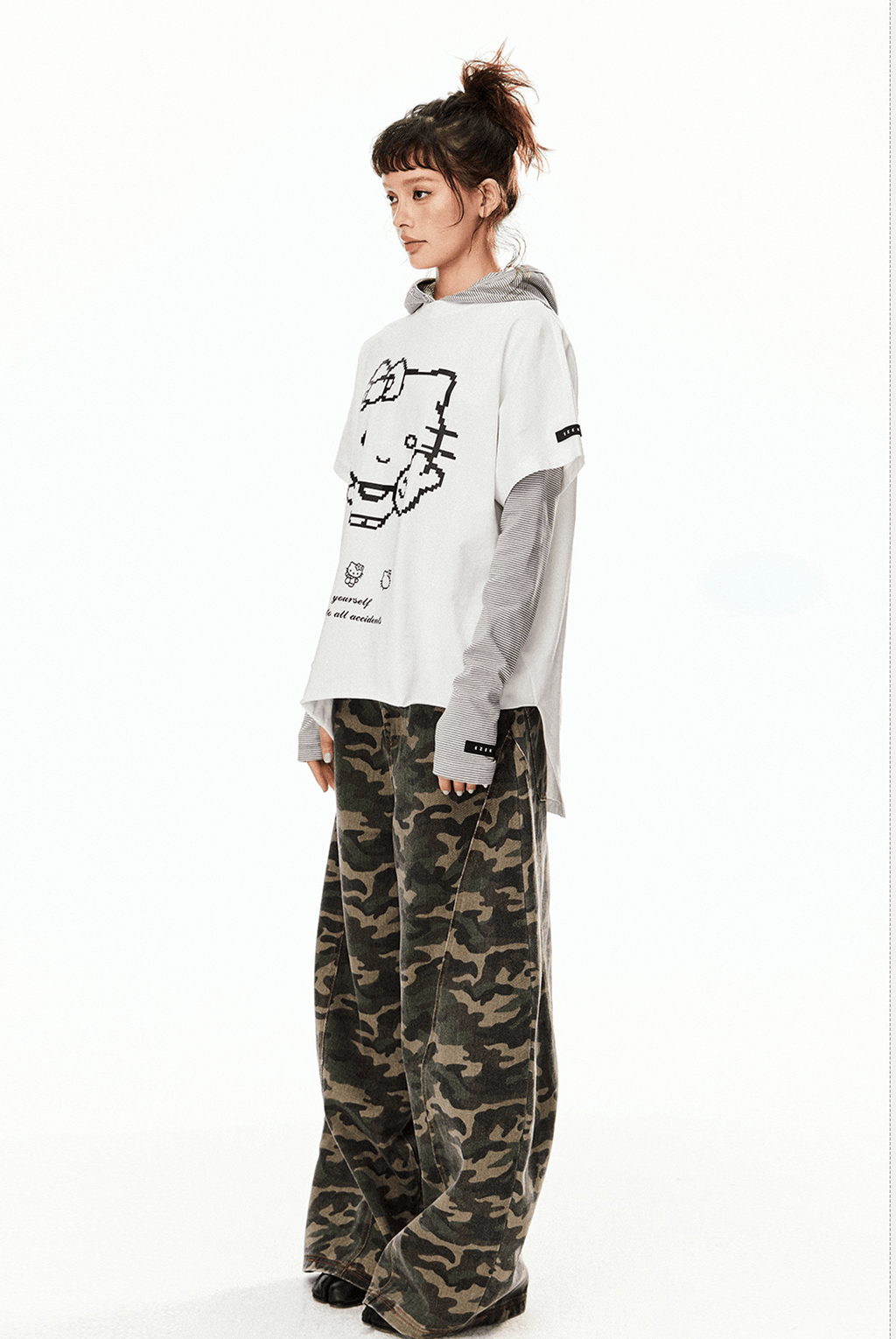 Wide - Leg Camo Blade - Cut Denim - COPPING THREADS - CT Select