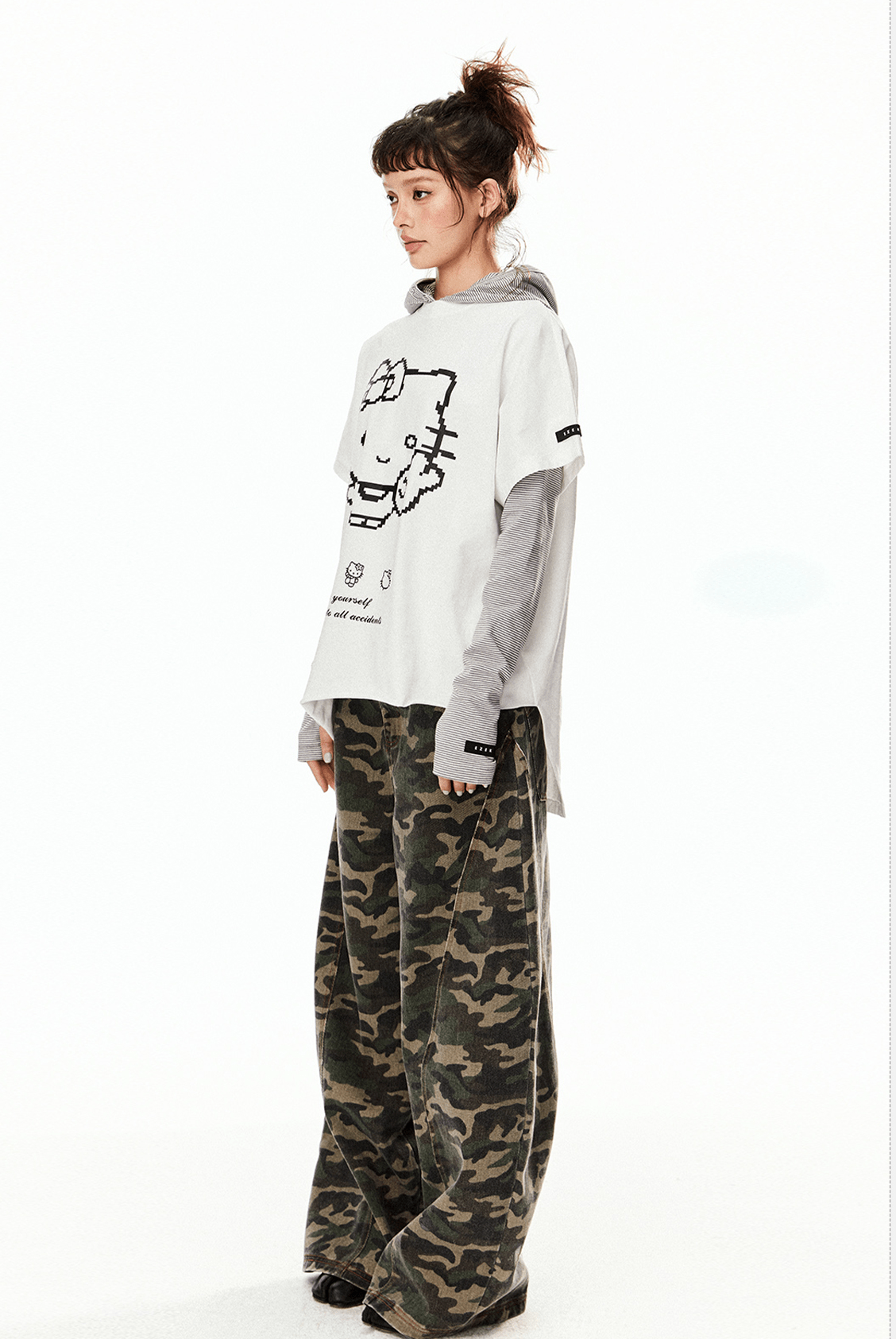 Wide - Leg Camo Blade - Cut Denim - COPPING THREADS - CT Select