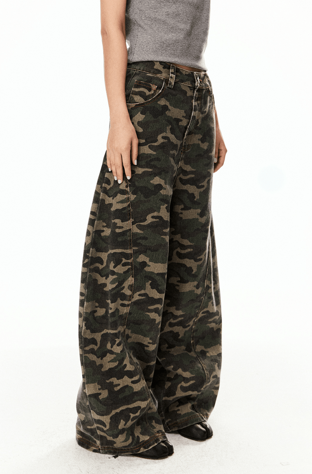 Wide - Leg Camo Blade - Cut Denim - COPPING THREADS - CT Select