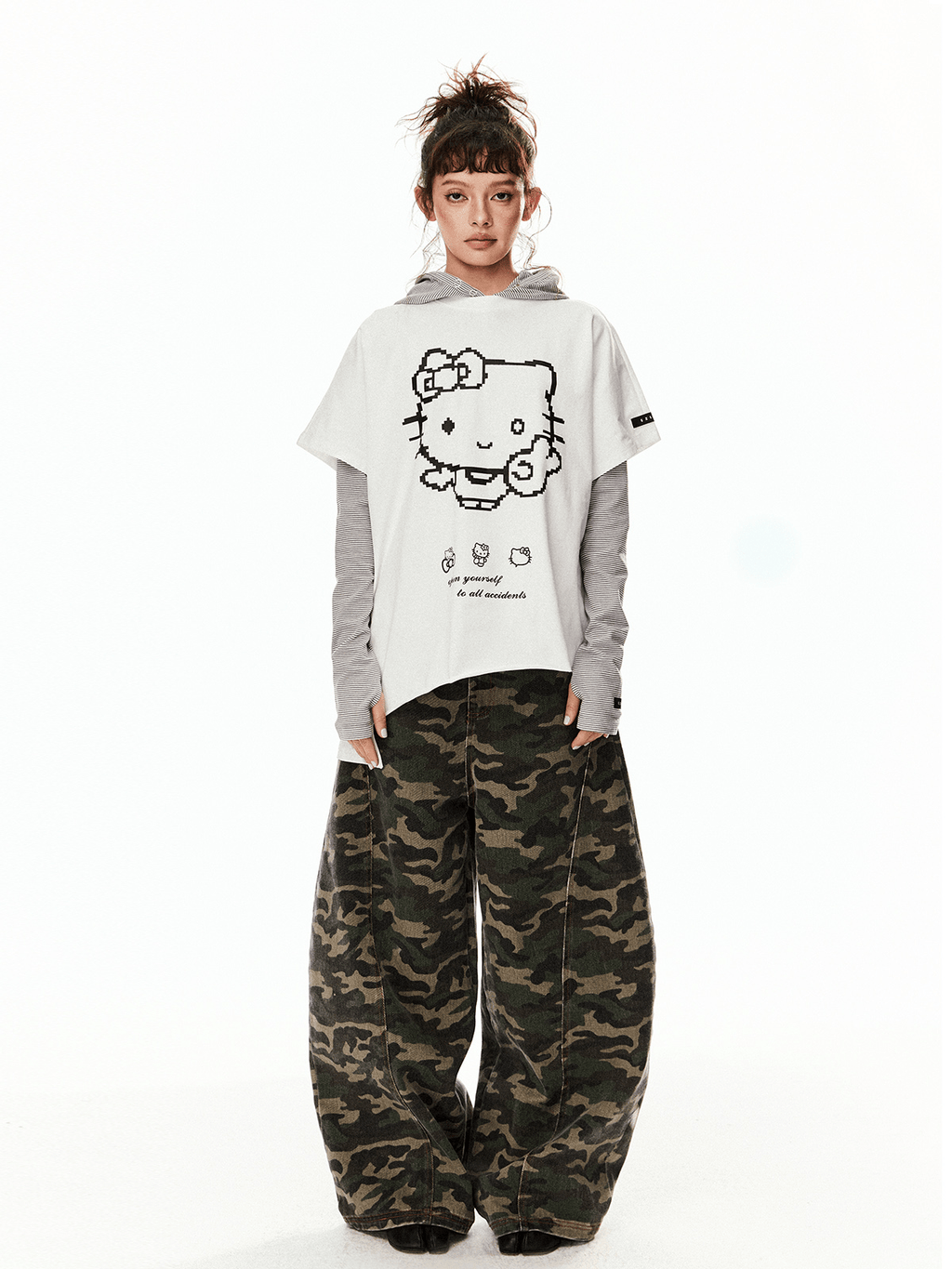 Wide - Leg Camo Blade - Cut Denim - COPPING THREADS - CT Select