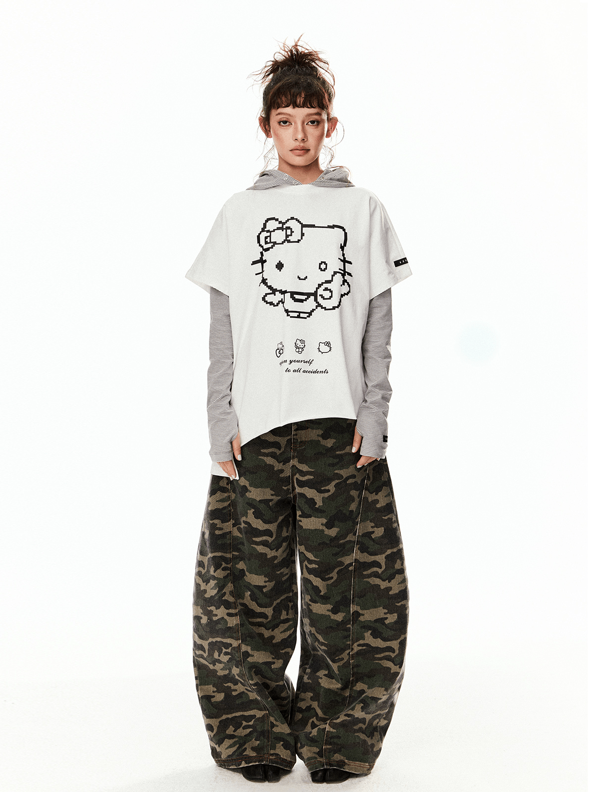 Wide - Leg Camo Blade - Cut Denim - COPPING THREADS - CT Select