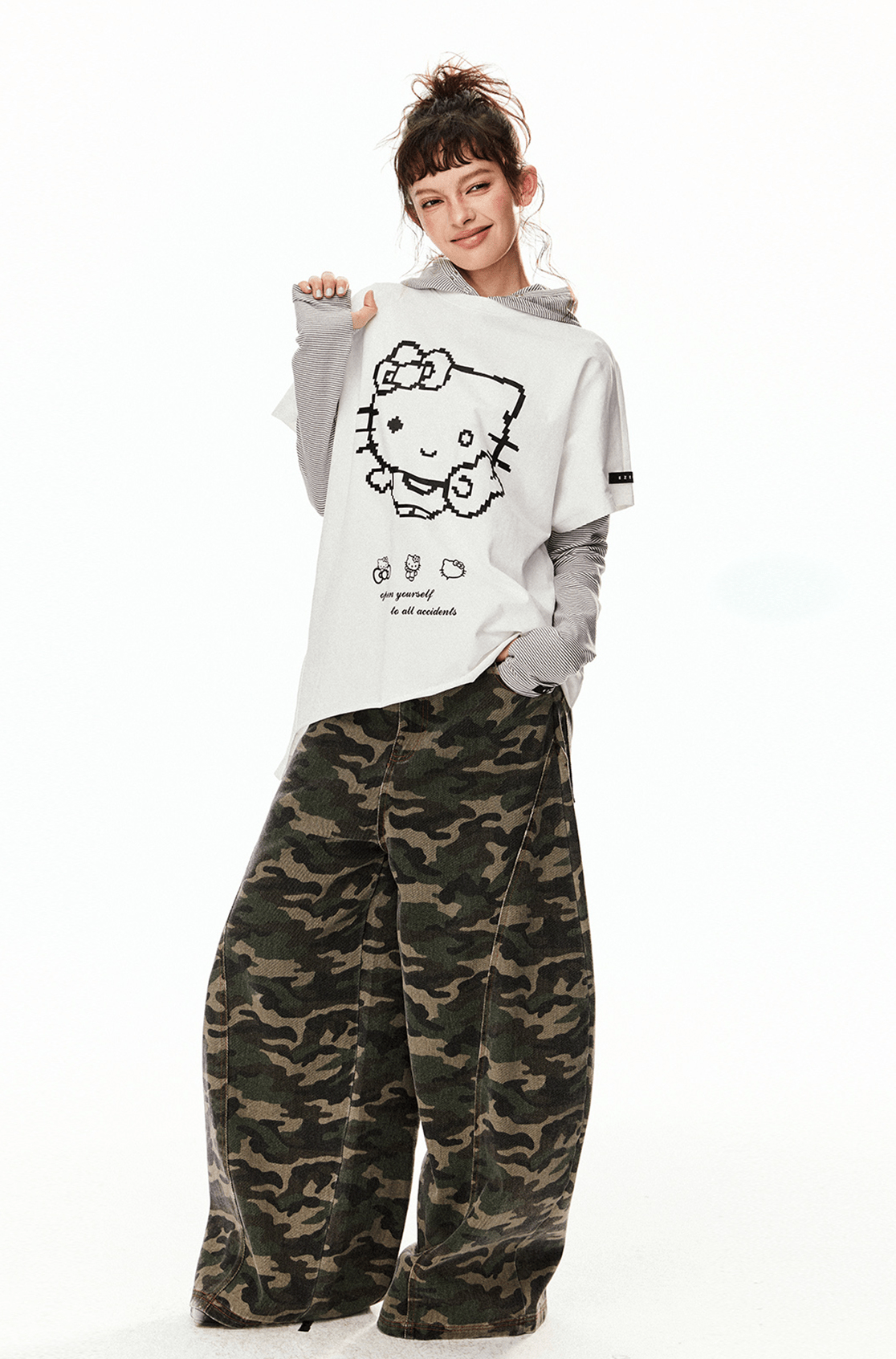 Wide - Leg Camo Blade - Cut Denim - COPPING THREADS - CT Select