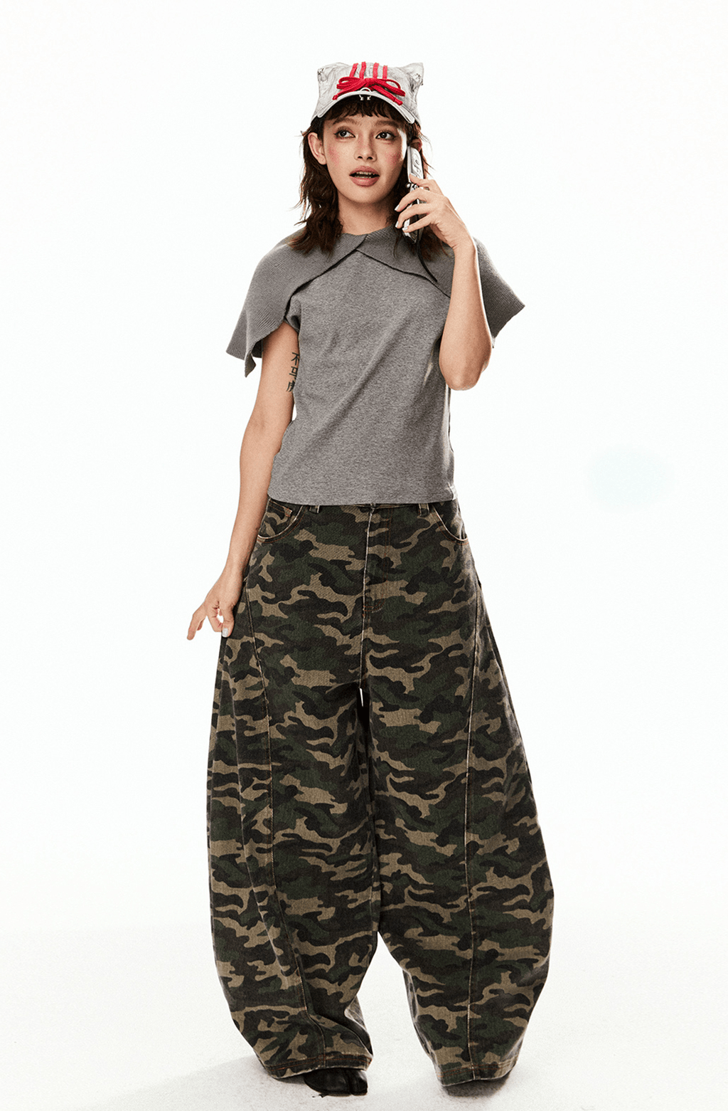 Wide - Leg Camo Blade - Cut Denim - COPPING THREADS - CT Select