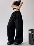 Wide - Leg Drawstring Cargo Trousers - COPPING THREADS - CT Select