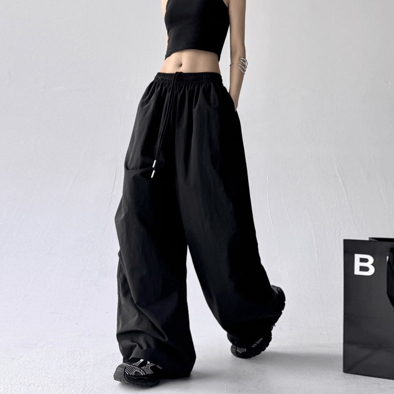 Wide - Leg Drawstring Cargo Trousers - COPPING THREADS - CT Select